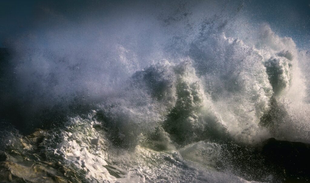 photo of rough seas